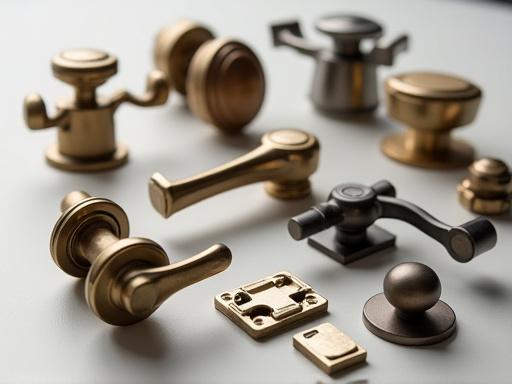 Assortment of high-quality door handles and locks.